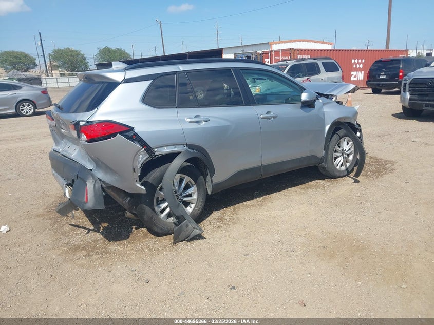 2024 Toyota Corolla cross VIN 7MUCAABG5RV086142 IAAI salvage auction — REAR END, Salvage (Texas), sold $3,950 on 2026-07-15 (photo 4)