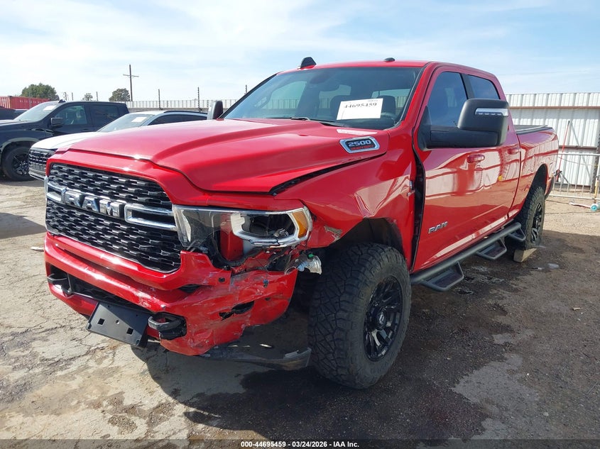 2024 Ram 2500 VIN 3C6UR5DL0RG176202 IAAI salvage auction — LEFT FRONT, Original (Texas), sold $8,900 on 2026-07-28 (photo 2)