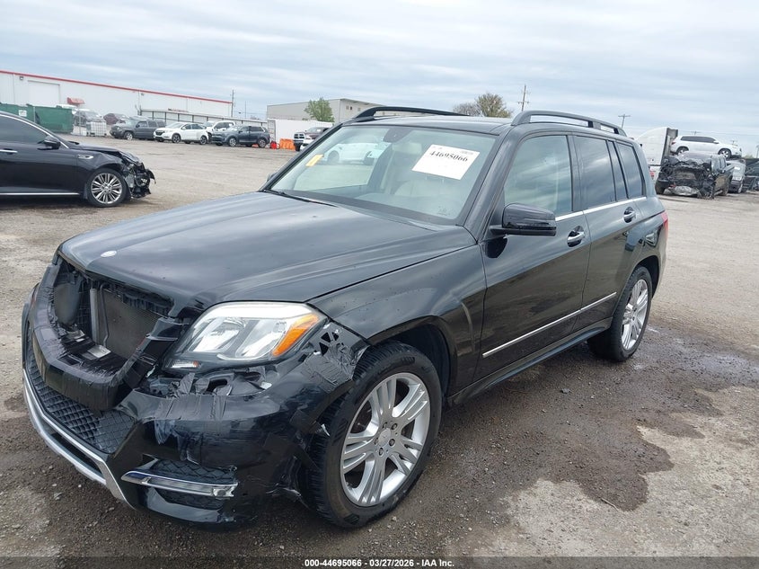 2013 Mercedes-benz Glk-klasse VIN WDCGG5HB0DF989640 IAAI salvage auction — FRONT END, Clear (Oklahoma), sold $3,200 on 2026-08-01 (photo 2)