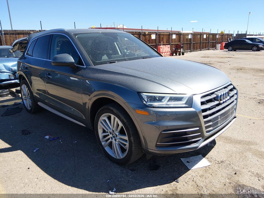 2018 Audi Q5 VIN WA1BNAFY9J2016937 — IAAI salvage auction photo