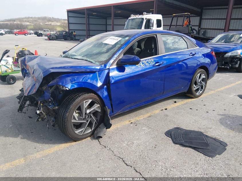 2025 Hyundai Elantra VIN KMHLS4DG8SU914249 IAAI salvage auction — FRONT END, Salvage (Missouri), sold $25 on 2026-07-16 (photo 2)