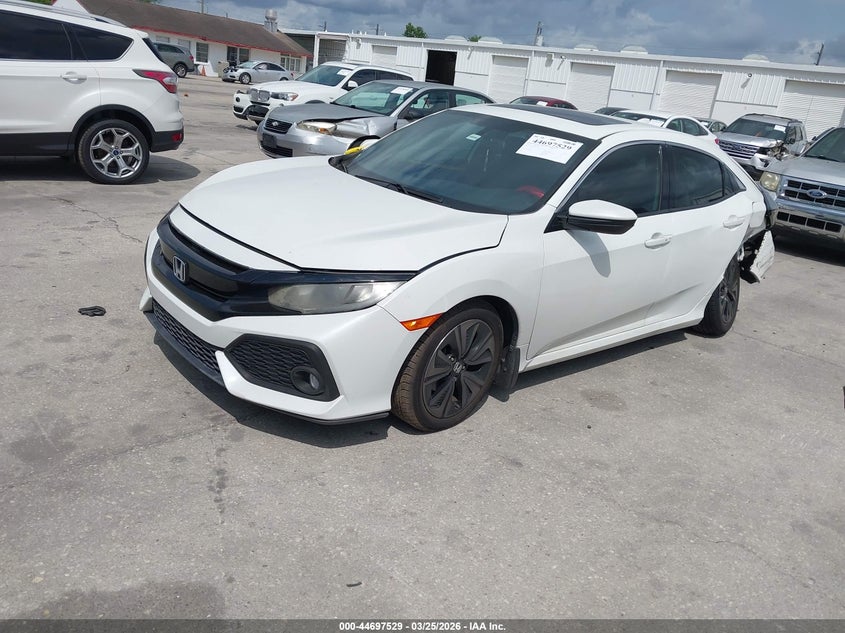 2018 Honda Civic VIN SHHFK7H58JU222977 IAAI salvage auction — LEFT REAR, Wait Title, sold $3,525 on 2026-07-08 (photo 2)
