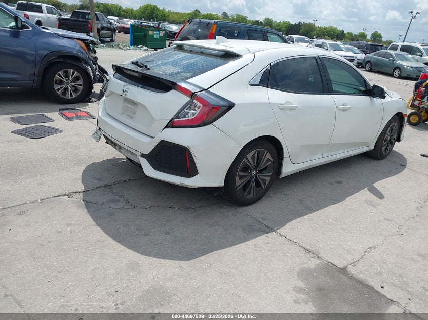 2018 Honda Civic VIN SHHFK7H58JU222977 IAAI salvage auction — LEFT REAR, Wait Title, sold $3,525 on 2026-07-08 (photo 4)
