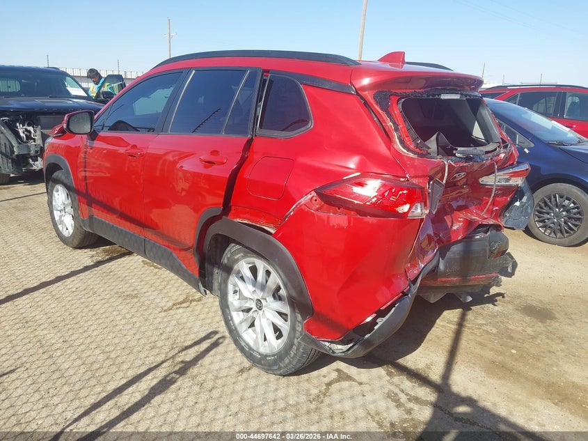 2022 Toyota Corolla cross VIN 7MUCAAAG8NV013892 IAAI salvage auction — FRONT & REAR, Wait Title, sold $2,325 on 2026-07-14 (photo 3)
