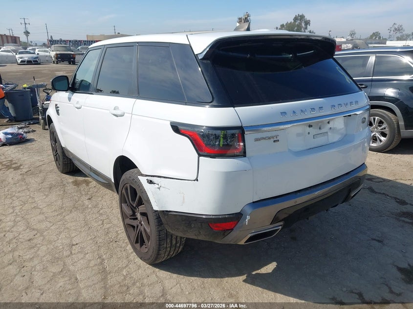 2020 Land rover Range rover sport VIN SALWR2RK0LA716999 IAAI salvage auction — RIGHT SIDE, Wait Title, sold $16,100 on 2026-07-08 (photo 3)