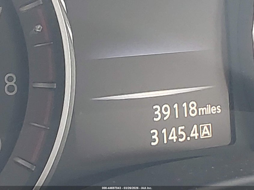 2019 Infiniti Q50 VIN JN1EV7AR9KM593708 IAAI salvage auction — FRONT & REAR, Wait Title, sold $3,050 on 2026-07-07 (photo 7)