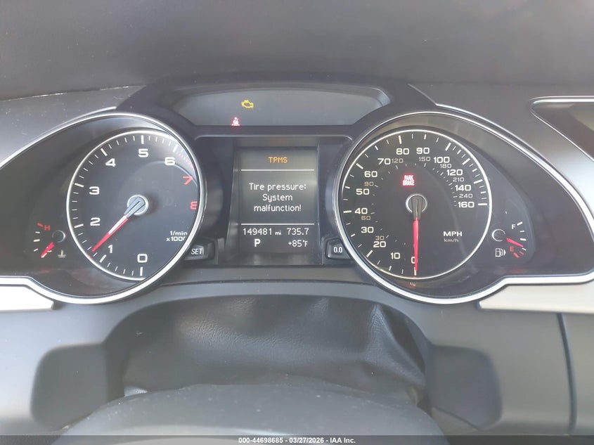 2013 Audi A5 VIN WAULFAFR5DA010155 IAAI salvage auction — LEFT SIDE, Salvage (Oregon), sold $1,425 on 2026-07-14 (photo 7)