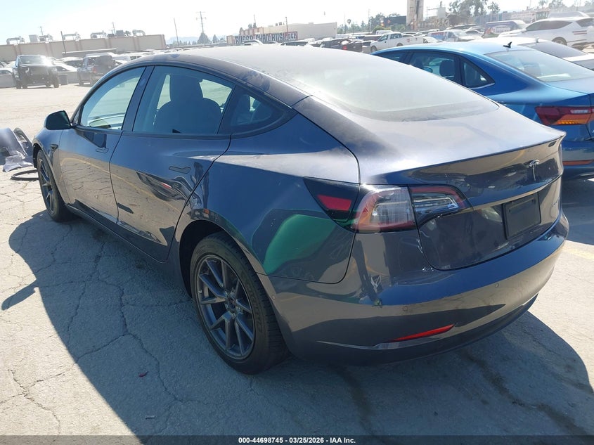 2022 Tesla Model 3 VIN 5YJ3E1EB0NF256761 IAAI salvage auction — FRONT END, Wait Title, sold $8,600 on 2026-07-08 (photo 3)