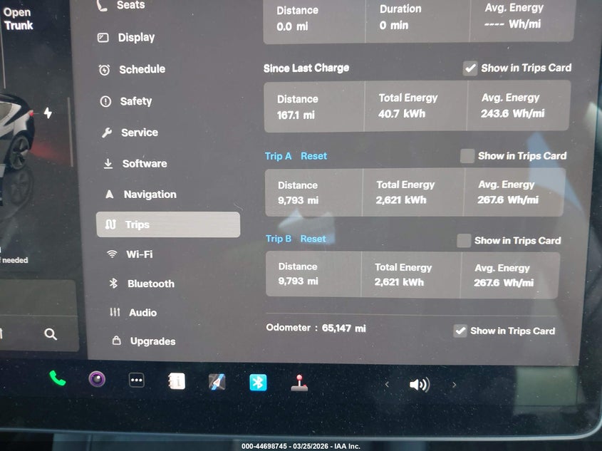 2022 Tesla Model 3 VIN 5YJ3E1EB0NF256761 IAAI salvage auction — FRONT END, Wait Title, sold $8,600 on 2026-07-08 (photo 7)