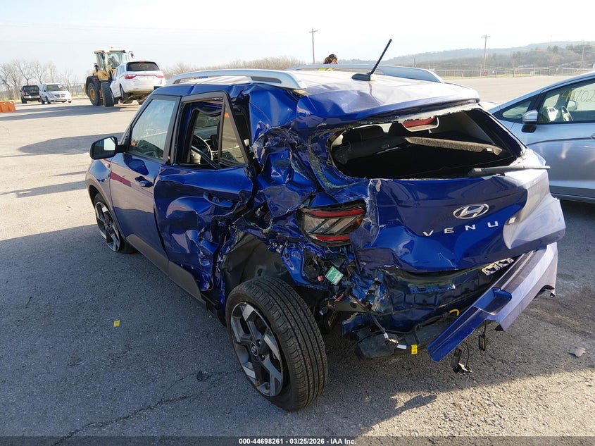 2025 Hyundai Venue VIN KMHRC8A3XSU416229 IAAI salvage auction — LEFT REAR, Salvage (Missouri), sold $4,600 on 2026-07-16 (photo 3)