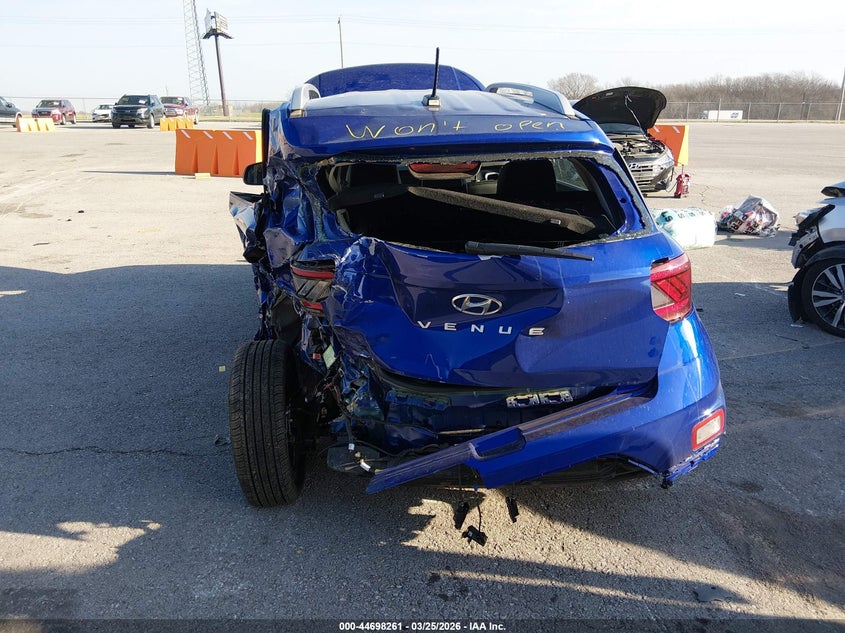 2025 Hyundai Venue VIN KMHRC8A3XSU416229 IAAI salvage auction — LEFT REAR, Salvage (Missouri), sold $4,600 on 2026-07-16 (photo 6)