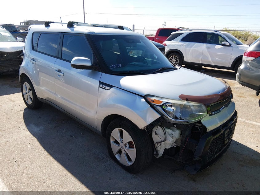 2016 Kia Soul VIN KNDJN2A25G7822151 IAAI salvage auction — FRONT END, Salvage (New Mexico), sold $675 on 2026-07-22 (photo 1)