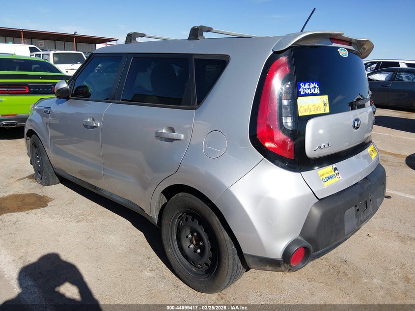 2016 Kia Soul VIN KNDJN2A25G7822151 IAAI salvage auction — FRONT END, Salvage (New Mexico), sold $675 on 2026-07-22 (photo 3)