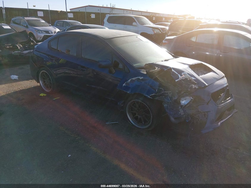 2015 Subaru Wrx VIN JF1VA1A60F9835599 IAAI salvage auction — FRONT & REAR, Salvage (New Mexico), sold $2,150 on 2026-07-07 (photo 1)