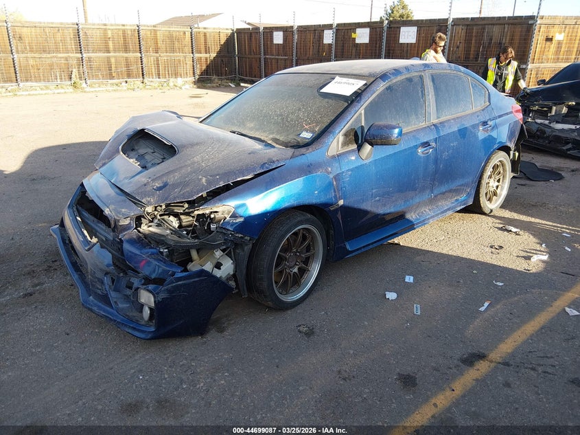 2015 Subaru Wrx VIN JF1VA1A60F9835599 IAAI salvage auction — FRONT & REAR, Salvage (New Mexico), sold $2,150 on 2026-07-07 (photo 2)