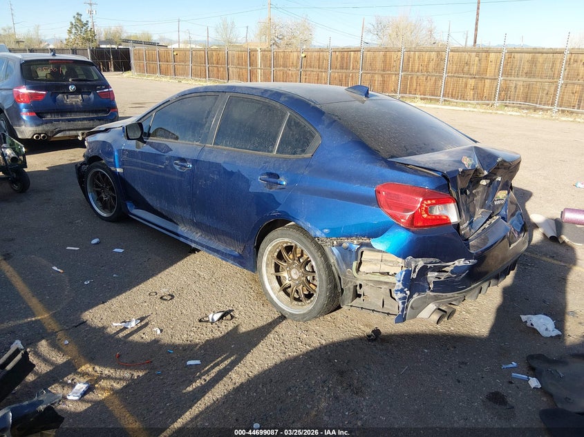 2015 Subaru Wrx VIN JF1VA1A60F9835599 IAAI salvage auction — FRONT & REAR, Salvage (New Mexico), sold $2,150 on 2026-07-07 (photo 3)