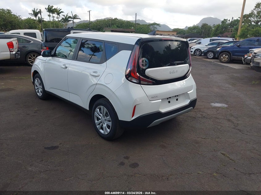 2025 Kia Soul VIN KNDJ23AU5S7941343 IAAI salvage auction — RIGHT SIDE, Salvage (Hawaii), sold $75 on 2026-07-21 (photo 3)