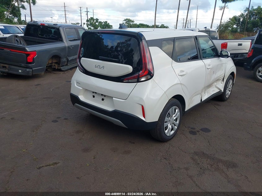 2025 Kia Soul VIN KNDJ23AU5S7941343 IAAI salvage auction — RIGHT SIDE, Salvage (Hawaii), sold $75 on 2026-07-21 (photo 4)