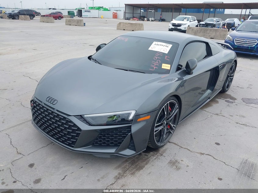 2020 Audi R8 VIN WUAKBAFX5L7900209 IAAI salvage auction — WATER/FLOOD, Salvage (Missouri), sold $134,500 on 2026-07-15 (photo 2)
