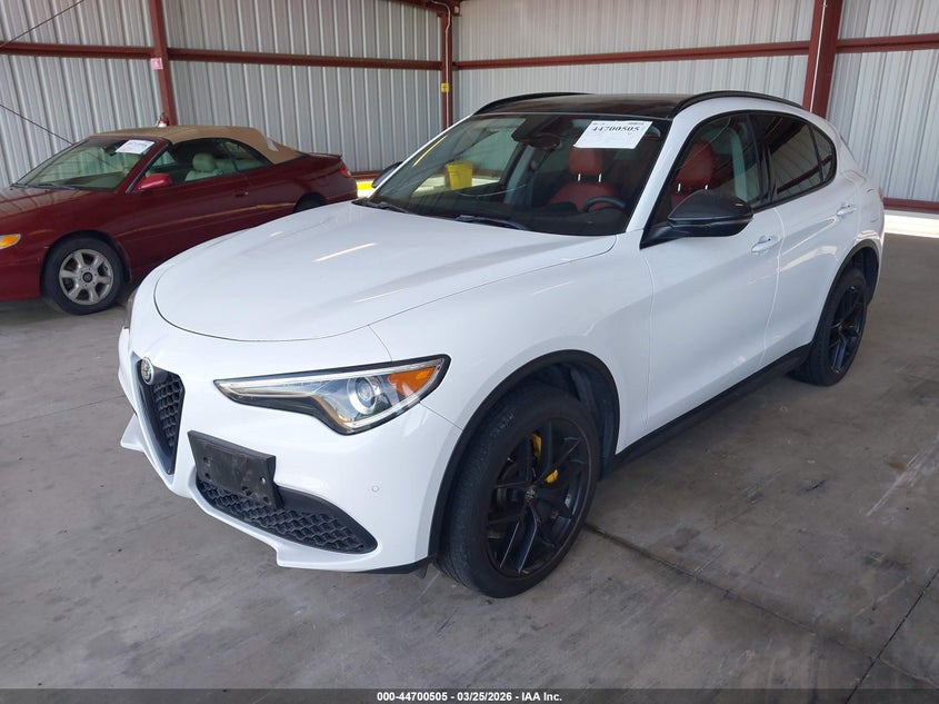 2019 Alfa romeo Stelvio VIN ZASPAKAN6K7C70000 IAAI salvage auction — FRONT END, Salvage Title (California), sold $6,725 on 2026-07-07 (photo 2)