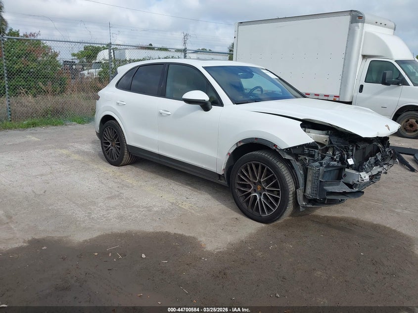 2019 Porsche Cayenne VIN WP1AA2AY0KDA07381 IAAI salvage auction — FRONT END, Wait Title, sold $11,500 on 2026-07-09 (photo 1)