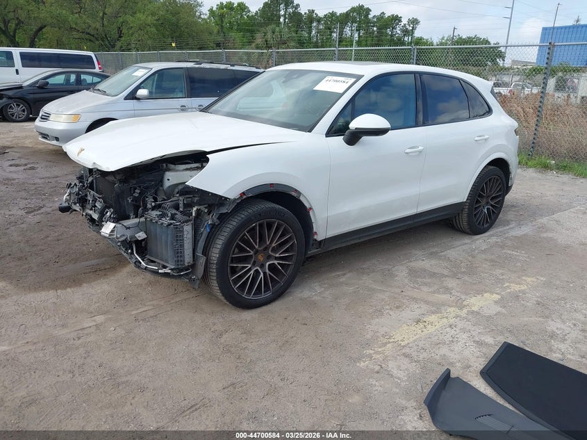 2019 Porsche Cayenne VIN WP1AA2AY0KDA07381 IAAI salvage auction — FRONT END, Wait Title, sold $11,500 on 2026-07-09 (photo 2)