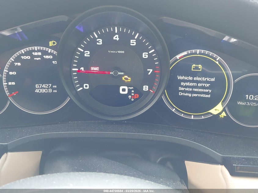 2019 Porsche Cayenne VIN WP1AA2AY0KDA07381 IAAI salvage auction — FRONT END, Wait Title, sold $11,500 on 2026-07-09 (photo 7)
