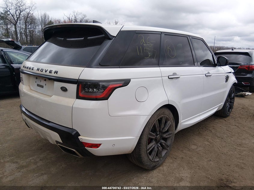 2020 Land rover Range rover sport VIN SALWS2RU0LA883336 IAAI salvage auction — FRONT END, Salvage - Greater Than 75% (Maryland), sold $10,600 on 2026-07-15 (photo 4)