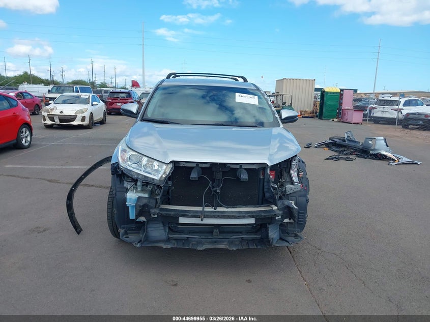 2017 Toyota Highlander VIN 5TDZARFH4HS032156 IAAI salvage auction — FRONT END, Salvage (Hawaii), sold $4,100 on 2026-07-14 (photo 6)