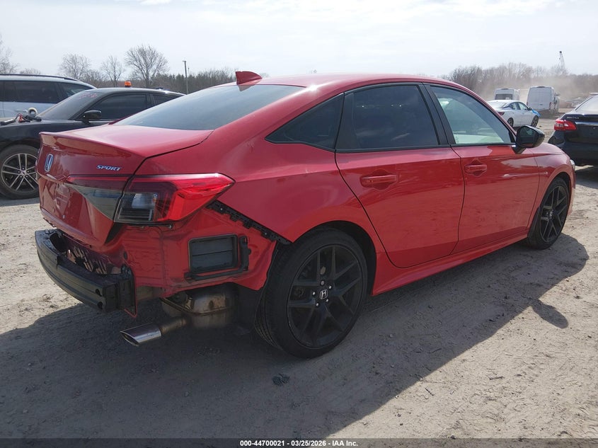 2023 Honda Civic VIN 2HGFE2F56PH543533 IAAI salvage auction — REAR END, Salvage (New Jersey), sold $8,850 on 2026-08-22 (photo 4)