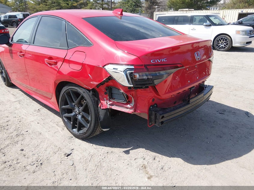 2023 Honda Civic VIN 2HGFE2F56PH543533 IAAI salvage auction — REAR END, Salvage (New Jersey), sold $8,850 on 2026-08-22 (photo 6)