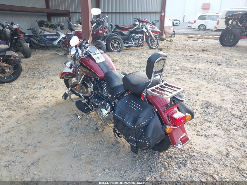 2007 Harley-davidson Softail VIN 1HD1BW5137Y052025 IAAI salvage auction — LEFT FRONT, Salvage (North Carolina), sold $1,700 on 2026-07-08 (photo 3)