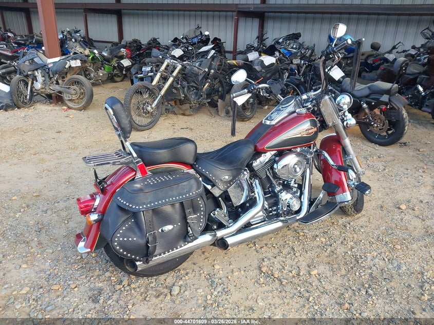 2007 Harley-davidson Softail VIN 1HD1BW5137Y052025 IAAI salvage auction — LEFT FRONT, Salvage (North Carolina), sold $1,700 on 2026-07-08 (photo 4)