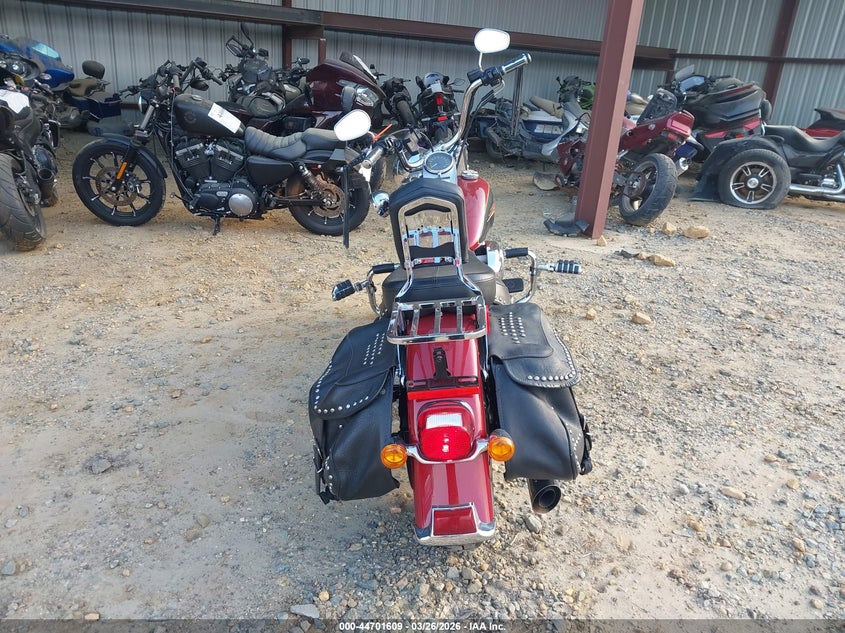 2007 Harley-davidson Softail VIN 1HD1BW5137Y052025 IAAI salvage auction — LEFT FRONT, Salvage (North Carolina), sold $1,700 on 2026-07-08 (photo 6)