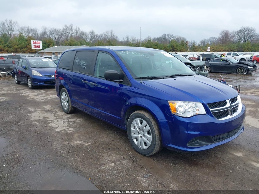 2019 Dodge Caravan VIN 2C4RDGBG3KR615603 IAAI salvage auction — RIGHT FRONT, Salvage (Indiana), sold $25 on 2026-06-30 (photo 1)