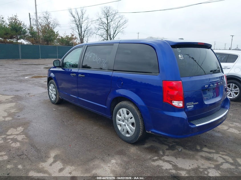 2019 Dodge Caravan VIN 2C4RDGBG3KR615603 IAAI salvage auction — RIGHT FRONT, Salvage (Indiana), sold $25 on 2026-06-30 (photo 3)