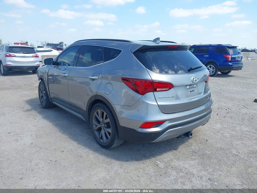 2018 Hyundai Santa fe VIN 5XYZW4LAXJG515391 IAAI salvage auction — RIGHT FRONT, Wait Title, sold $4,950 on 2026-07-12 (photo 3)