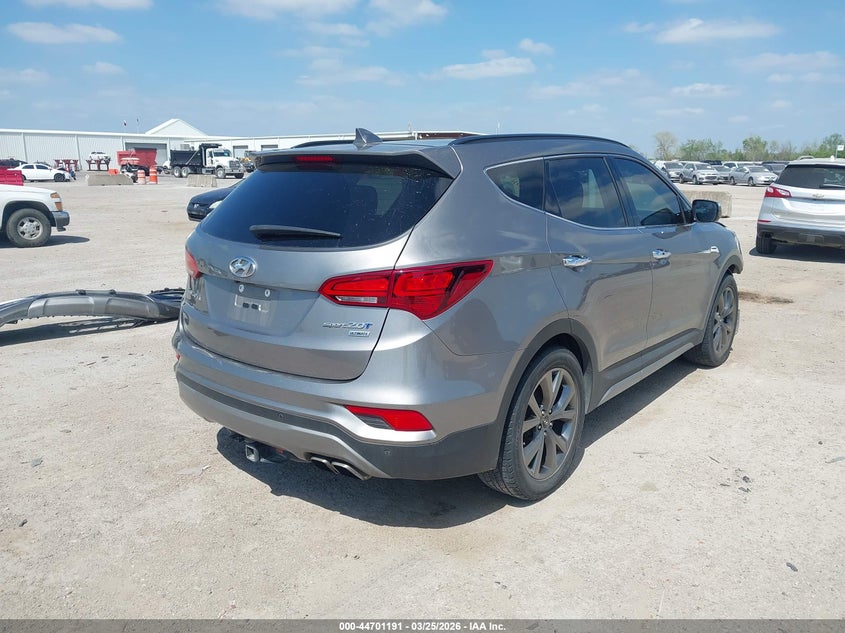 2018 Hyundai Santa fe VIN 5XYZW4LAXJG515391 IAAI salvage auction — RIGHT FRONT, Wait Title, sold $4,950 on 2026-07-12 (photo 4)