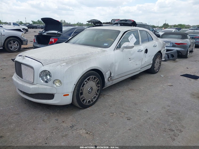 2014 Bentley Mulsanne VIN SCBBB7ZH7EC018752 IAAI salvage auction — LEFT SIDE, Wait Title, sold $34,900 on 2026-09-23 (photo 2)