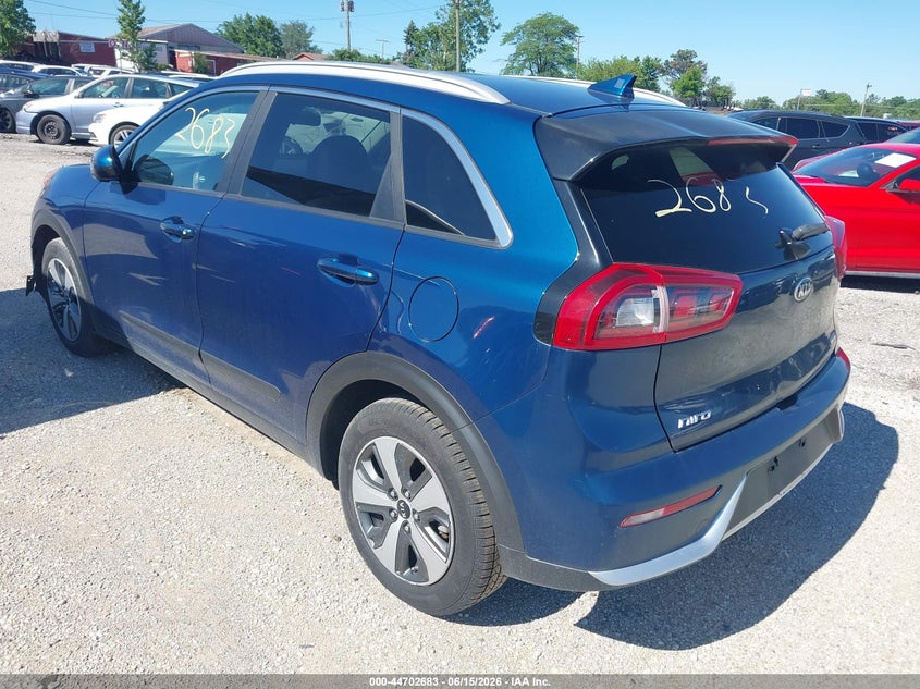 2018 Kia Niro VIN KNDCB3LC0J5210018 IAAI salvage auction — MECHANICAL, Salvage (Illinois), sold $625 on 2026-07-09 (photo 3)