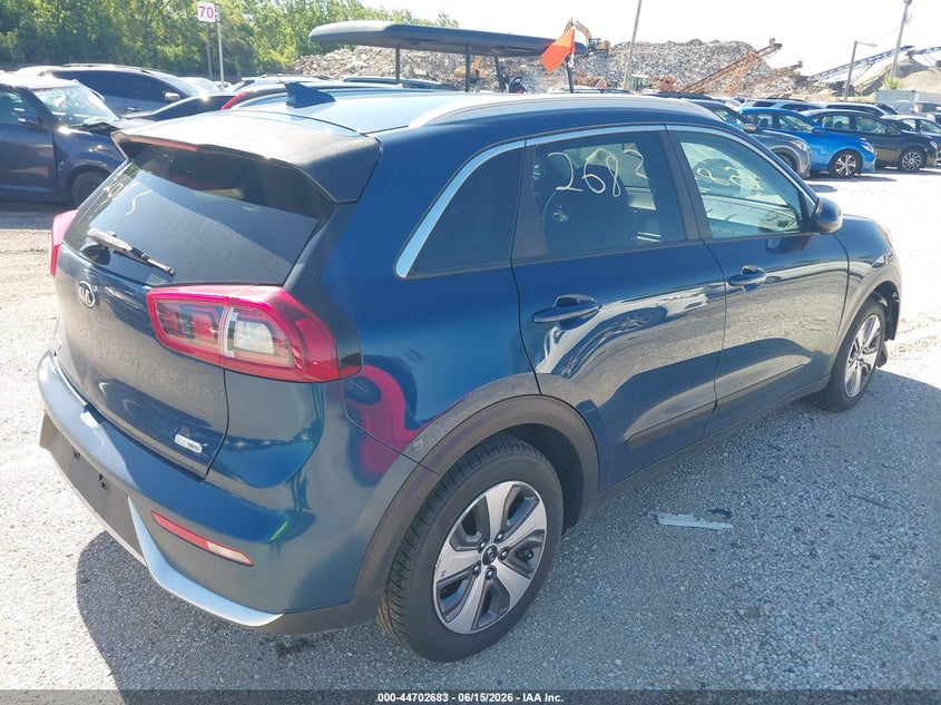 2018 Kia Niro VIN KNDCB3LC0J5210018 IAAI salvage auction — MECHANICAL, Salvage (Illinois), sold $625 on 2026-07-09 (photo 4)