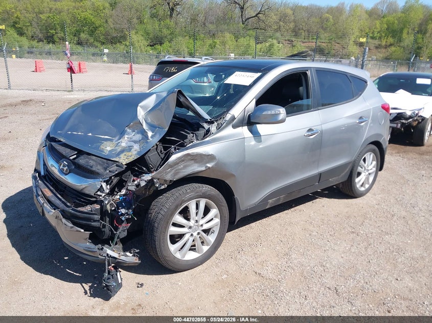 2011 Hyundai Tucson VIN KM8JU3AC7BU259949 IAAI salvage auction — LEFT FRONT, Salvage (Illinois), sold $675 on 2026-07-22 (photo 2)