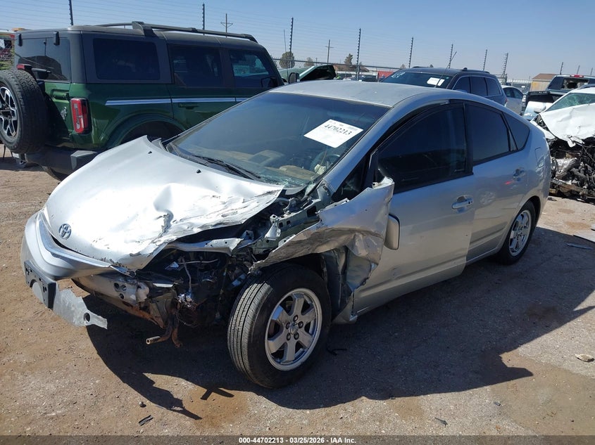 2006 Toyota Prius VIN JTDKB20U867533649 IAAI salvage auction — FRONT END, Salvage (Texas), sold $200 on 2026-07-07 (photo 2)