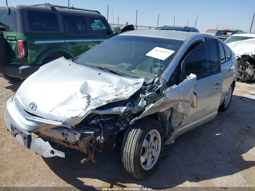 2006 Toyota Prius VIN JTDKB20U867533649 IAAI salvage auction — FRONT END, Salvage (Texas), sold $200 on 2026-07-07 (photo 6)