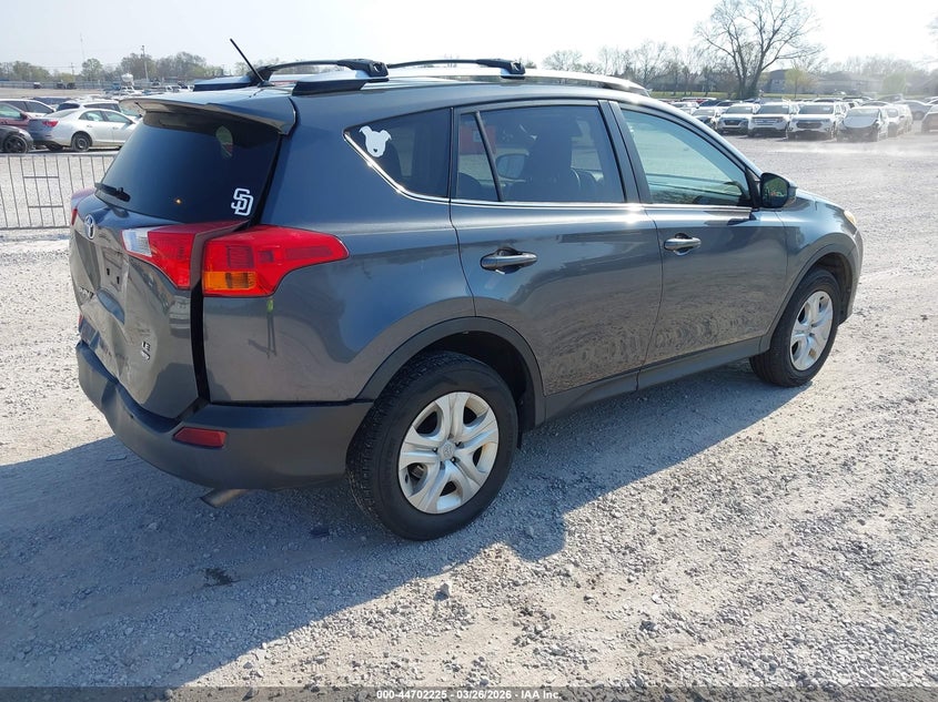 2014 Toyota Rav 4 VIN JTMBFREV4ED078099 IAAI salvage auction — REAR END, Wait Title, sold $3,825 on 2026-07-08 (photo 4)
