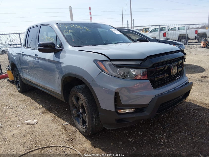 2025 Honda Ridgeline VIN 5FPYK3F88SB005910 IAAI salvage auction — LEFT FRONT, Wait Title, sold $11,900 on 2026-07-22 (photo 1)