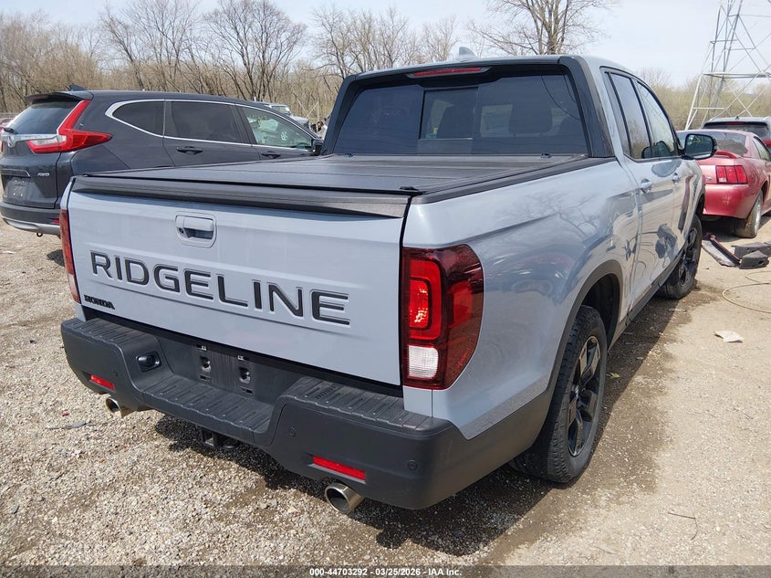 2025 Honda Ridgeline VIN 5FPYK3F88SB005910 IAAI salvage auction — LEFT FRONT, Wait Title, sold $11,900 on 2026-07-22 (photo 4)