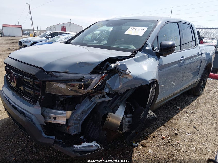 2025 Honda Ridgeline VIN 5FPYK3F88SB005910 IAAI salvage auction — LEFT FRONT, Wait Title, sold $11,900 on 2026-07-22 (photo 6)