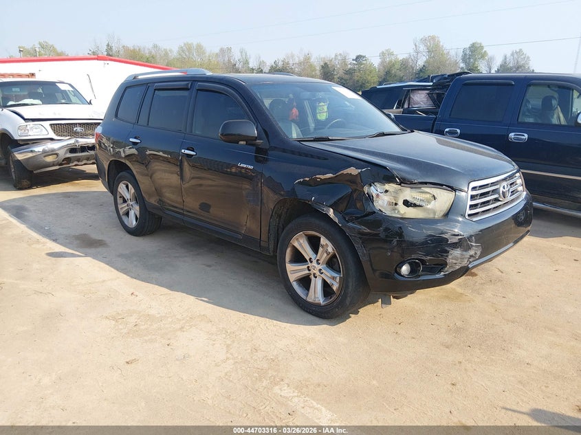 2009 Toyota Highlander VIN JTEDS42A992084826 IAAI salvage auction — RIGHT FRONT, Salvage (Mississippi), sold $3,150 on 2026-07-09 (photo 1)