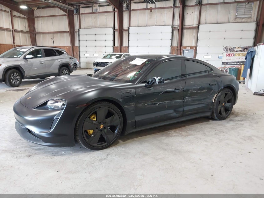 2022 Porsche Taycan VIN WP0AA2Y13NSA16038 IAAI salvage auction — LEFT SIDE, Mv-907A (New York), sold $37,400 on 2026-07-16 (photo 2)